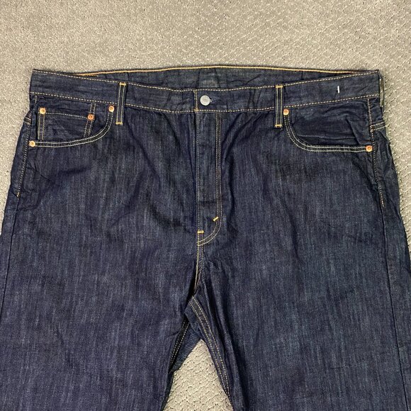NWOT Levi's 569 Jeans Men 44 x 32 Fit 46x31 Blue Loose Straight Leg 00569 0127 - Picture 2 of 14